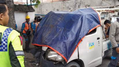 Polisi Ungkap Penyebab Kecelakaan Maut Mobil PLN yang Tewaskan Satu Orang di Gresik