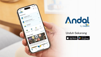 Praktis dan Efisien, Andal by Taspen Sudah Diunduh Lebih Dari 1 Juta Peserta