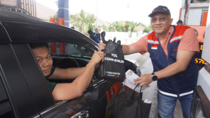 Siaga Nataru Berakhir, Delapan Ratus Ribu Kendaraan Tercatat Lintasi Jalan Tol Ruas Medan-Binjai