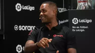 Pelatih Timnas Indonesia, Patrick Kluivert full senyum