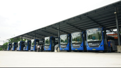 Resmi Beroperasi: Bus Listrik CKD Pertama dari VKTR dan Karoseri Laksana untuk TransJakarta