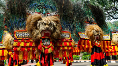Gelar Syukuran ICH UNESCO Reog Ponorogo, Kemenko Perekonomian Tampilkan 40 Grup