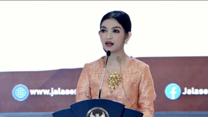 Gaya Pidato Selvi Ananda yang Kalem dan Berwibawa, Netizen bandingkan dengan Gibran
