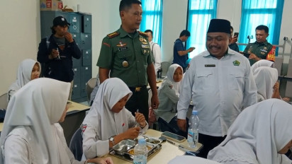 Makan Bergizi Gratis Menyasar Siswa Madrasah Aliyah, Disediakan 3000 Lebih Porsi