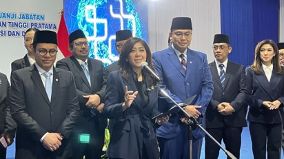 Lantik Pejabat Baru Komdigi, Meutya Hafid Titipkan Pesan Ini
