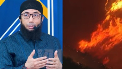 Ustaz Khalid Basalamah Akhirnya Komentar Soal Kebakaran Los Angeles: Angin Adalah Bala Tentara Allah SWT