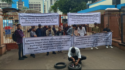 Mahasiswa Berunjuk Rasa di Mabes Polri, Ini Penyebabnya