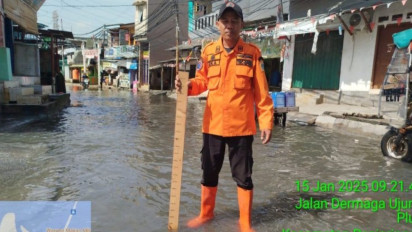 BPBD: Sejumlah Lokasi di Jakarta Utara Masih Terdampak Banjir Rob
