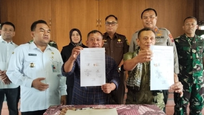 Usai Terlibat Bentrokan, Ketua Ormas Pemuda Pancasila dan GRIB  Blora Sepakat Berdamai