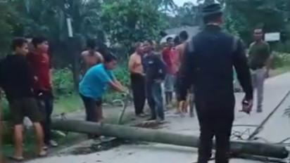 Diduga Lalai Merawat Aset Milik PLN UP3 Binjai, Tiang Listrik Patah Tewaskan Ibu dan Balitanya