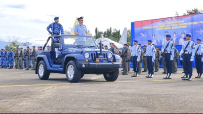 Marsma TNI Arifaini Nur Dwiyanto Resmi Jabat Danlanud Sultan Hasanuddin