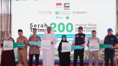 200 Rumah Tahan Gempa Diresmikan, Mensos Saifullah Yusuf: Tolong Jaga, Pelihara, dan Rawat Rumahnya