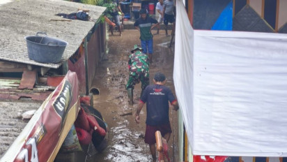 Ratusan Rumah di Dua Kecamatan di Bandar Lampung Masih Terdampak Banjir