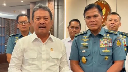Menteri KKP Bertemu TNI AL, Sepakat Bongkar Pagar Laut di Tangerang