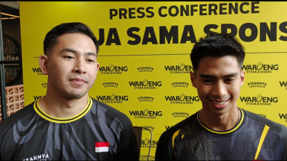 Sabar/Reza Blak-blakan Akui Banyak Petik Pelajaran Berharga dari The Daddies, Beri Doa Terbaik Selepas Gantung Raket di Indonesia Masters 2025
