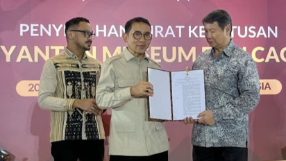 Fadli Zon Angkat Hasjim Djojohadikusumo sebagai Ketua Dewan Penyantun Museum dan Cagar Budaya