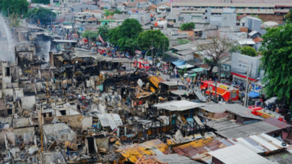 Kebakaran di Kemayoran Gempol Diduga Korsleting Listrik