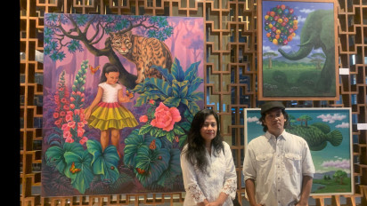 Ajak Pengunjung Memasuki Dunia Imajiner, Pameran Lukisan "Imagining Peace" Digelar