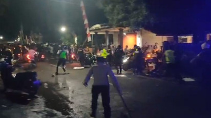 Polsek Watulimo Trenggalek Diserang Massa Perguruan Silat, Tiga Polisi Terluka