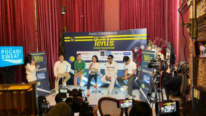 RANS Entertainment Gelar Lagi-lagi Tenis Internasional, Raffi Ahmad Duet Bareng Nia Ramadhani Hadapi Aktor Korsel