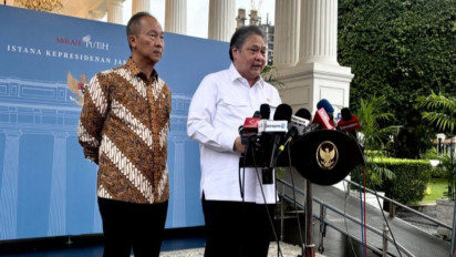 Soal Penghapusan THR dan Gaji ke-13 ASN, Airlangga Hartarto: Tanya Sri Mulyani