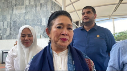 Tinjau Pagar Laut Tangerang, Titiek Soeharto Mengaku Baru Pertama Kali Naik Kapal Perang Amfibi