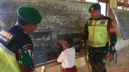 Kodim 0213/Nias Tanggapi Krisis Guru di Nias dengan Aksi Nyata