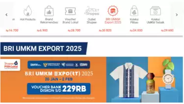 Belanja di BRI UMKM EXPO(RT) 2025, Ada Diskon 59% di E-Commerce pilihan.