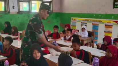 Siapkan 350 Porsi, TNI Gelar Uji Coba Makan Bergizi Gratis di Kabupaten Serang