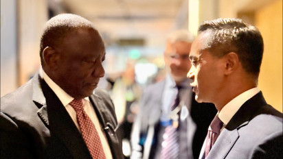 Bertemu Presiden Afrika Selatan di WEF, Ketua Umum Kadin Anindya Bakrie Mengaku Bahas Persiapan KTT G20