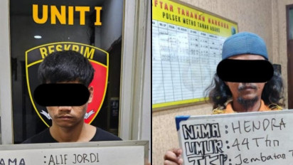 Bikin Resah Warga, Dua Pengedar Obat Terlarang Tramadol Ditangkap Polisi di Tanah Abang