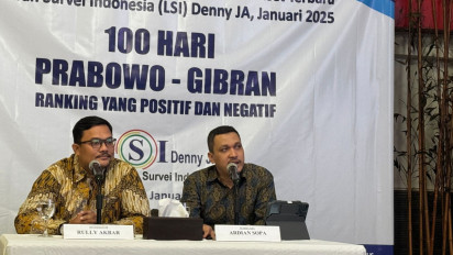LSI Denny JA: Makan Bergizi Gratis Top 9 Program Positif 100 Hari Pemerintahan Prabowo
