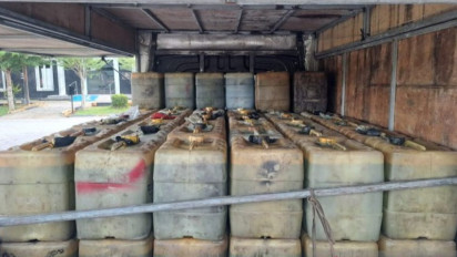Polisi Bongkar Penimbunan 1,84 Ton Pertalite di Bangka Barat, Pelaku Buruh Harian Diamankan
