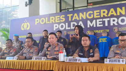 Buntut Penyiraman Air Keras ke Polisi di di Pamulang, Empat Pemuda Ditangkap!