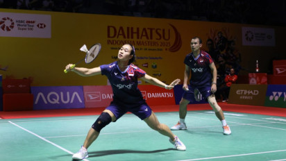 Rinov/Pitha Gagal Lolos Final Indonesia Masters Usai Dipermalukan Ganda Campuran Jepang