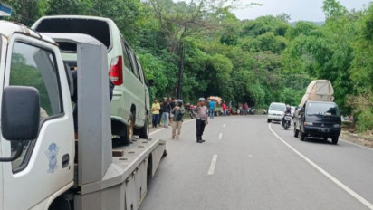 Polisi Ungkap Penyebab Kecelakaan Beruntun di Garut