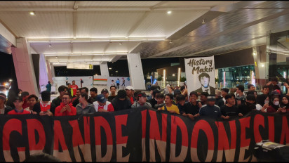 Iringi Kepulangan Shin Tae-yong, La Grande Indonesia Padati Soekarno–Hatta dan Beri Penghormatan Terakhir Buat Eks Pelatih Timnas
