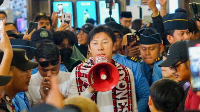 Tak Kuasa Menahan Haru, Shin Tae-yong Sampaikan Pesan Perpisahan hingga Komitmennya Pada Pemain Timnas Indonesia