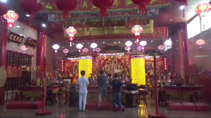 Persiapan Klenteng Xianma Sambut Perayaan Imlek