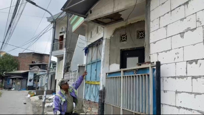 Pembangunan Diduga Tanpa IMB di Surabaya Picu Kerusakan Rumah Warga, Polisi Diminta Cepat Bertindak