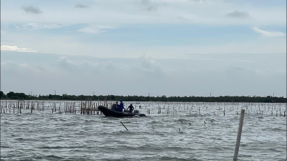 154 Personel Polair Bongkar Pagar Laut di Perairan Tangerang