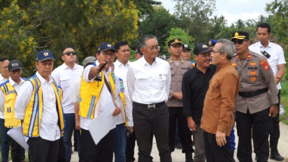 Groundsill Jembatan Srandakan Jebol, Menteri PU Perintahkan Segera Diperbaiki