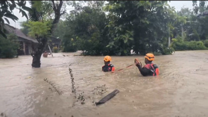 Banjir Kiriman dari Bojonegoro Rendam Puluhan Rumah Warga di Madiun