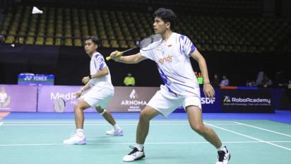 Ganda Putra Indonesia Rahmat/Yeremia Siap Tampil Jor-joran di Babak Kedua Thailand Masters 2025