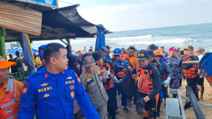 Dinyatakan Hilang Tersapu Ombak Pantai Drini, Seorang Pelajar SMPN 7 Mojokerto Akhirnya Ditemukan