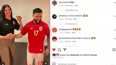 Influencer cantik asal Belgia bikin dap challenge bareng para pemain keturunan Timnas Indonesia