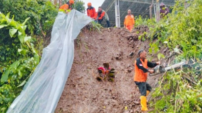 Curah Hujan Tinggi, BPBD : Bencana Tanah Longsor, Banjir dan Angin Kencang Landa Kabupaten Kudus