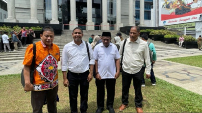 Sidang Eksepsi Sengketa Pilkada Teluk Bintuni,  Kuasa Hukum Yohanis - Linggara Meminta MK Tolak Permohonan Pemohon