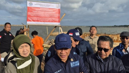 Area Reklamasi Perairan Pal Jaya Bekasi Disegel Menteri Lingkungan Hidup