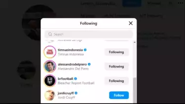 Simon Tahamata ketahuan mengikuti akun Timnas Indonesia dan Erick Thohir di Instagram